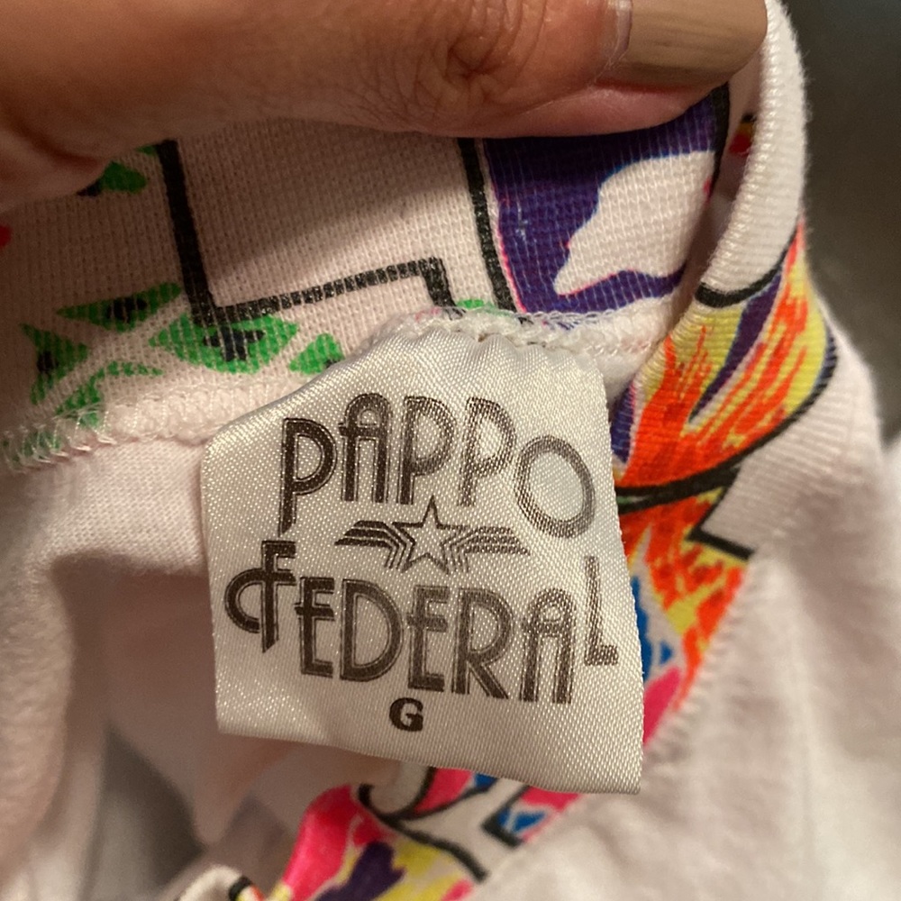 Vintage neon colored graphic oversized tee Brazil graphic - Picture 5 of 7